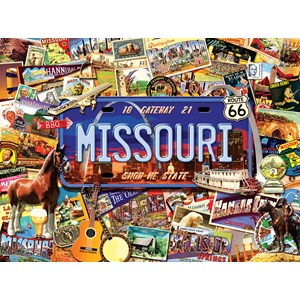 SunsOut (70038) - Kate Ward Thacker: "Missouri, The "Show Me" State" - 1000 Teile Puzzle