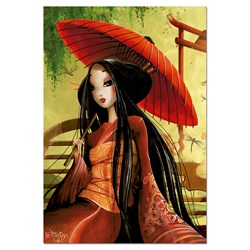 Educa (16295) - "Mädchen mit Sonnenschirm" - 1000 Teile Puzzle