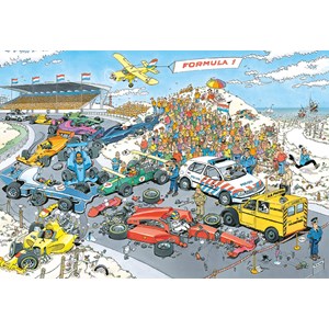 Jumbo (19097) - Jan van Haasteren: "Formuel 1" - 2000 Teile Puzzle