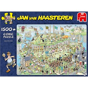 Jumbo (19088) - Jan van Haasteren: "Highland Games" - 1500 Teile Puzzle