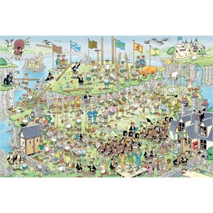 Jumbo (19088) - Jan van Haasteren: "Highland Games" - 1500 Teile Puzzle
