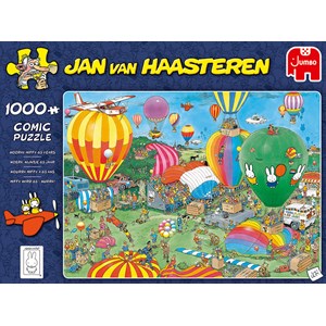 Jumbo (20024) - Jan van Haasteren: "Hurra, Miffy 65 Jahre Jubiläum" - 1000 Teile Puzzle