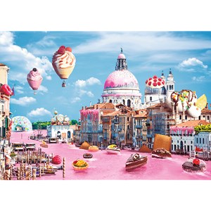 Trefl (10598) - "Süßigkeiten in Venedig" - 1000 Teile Puzzle