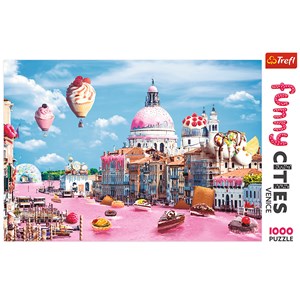 Trefl (10598) - "Süßigkeiten in Venedig" - 1000 Teile Puzzle