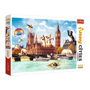 Trefl (10596) - "Hunde in London" - 1000 Teile Puzzle