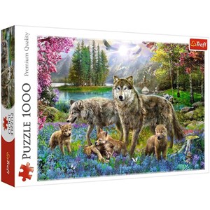 Trefl (10558) - "Wolfsfamilie" - 1000 Teile Puzzle