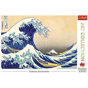 Trefl (10521) - Hokusai: "Die große Welle vor Kanagawa" - 1000 Teile Puzzle