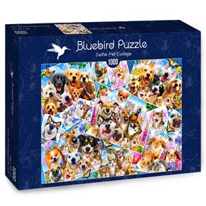 Bluebird Puzzle (70283) - "Selfie Pet Collage" - 1000 Teile Puzzle