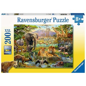 Ravensburger (12891) - "Animals of the Savanna" - 200 Teile Puzzle