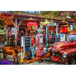 Bluebird Puzzle (70209) - "On the Back Roads in the Country" - 1000 Teile Puzzle