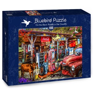 Bluebird Puzzle (70209) - "On the Back Roads in the Country" - 1000 Teile Puzzle