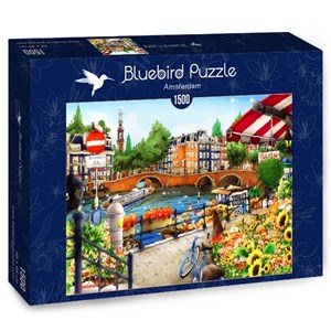 Bluebird Puzzle (70143) - "Amsterdam" - 1500 Teile Puzzle