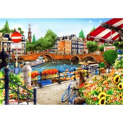 Bluebird Puzzle (70143) - "Amsterdam" - 1500 Teile Puzzle