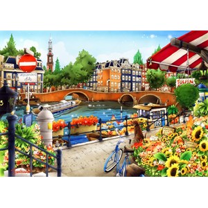Bluebird Puzzle (70143) - "Amsterdam" - 1500 Teile Puzzle