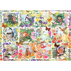 Falcon (11190) - "Tierkalender" - 1000 Teile Puzzle