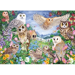 Falcon (11286) - Claire Comerford: "Eulen im Wald" - 1000 Teile Puzzle