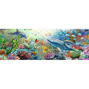 Jumbo (18519) - "Unterwasserparadies" - 1000 Teile Puzzle