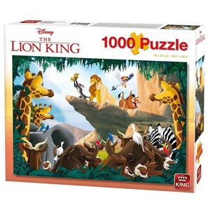 King International (55830) - "Disney, The Lion King" - 1000 Teile Puzzle