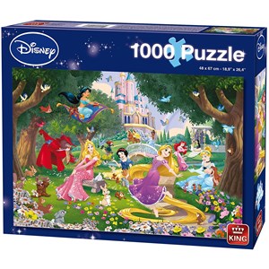 King International (05278) - "Disney Princess" - 1000 Teile Puzzle