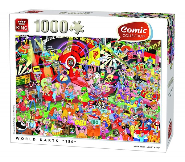 King International (05547) - "World Darts" - 1000 Teile Puzzle