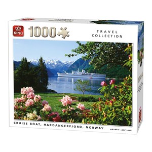 King International (05715) - "Cruise Boat, Hardangerfjord, Norway" - 1000 Teile Puzzle