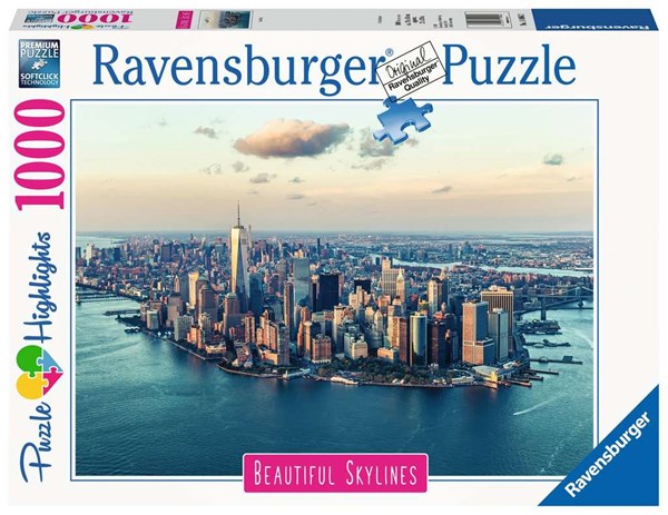 Ravensburger (14086) - "Beautiful Skylines, New York" - 1000 Teile Puzzle