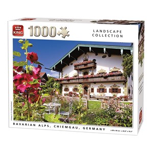 King International (55854) - "Bavarian Alps Chiemgau" - 1000 Teile Puzzle