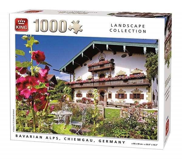 King International (55854) - "Bavarian Alps Chiemgau" - 1000 Teile Puzzle