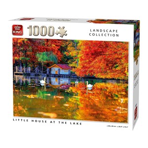King International (55882) - "Little House at The Lake" - 1000 Teile Puzzle
