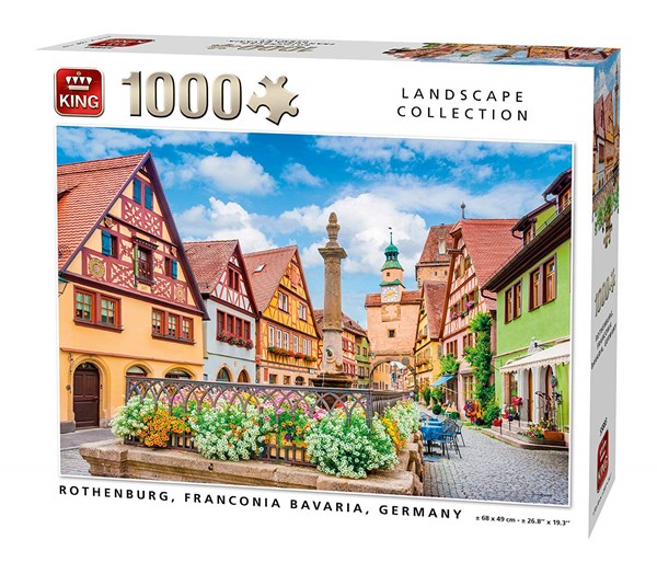 King International (55883) - "Rothenburg Germany" - 1000 Teile Puzzle