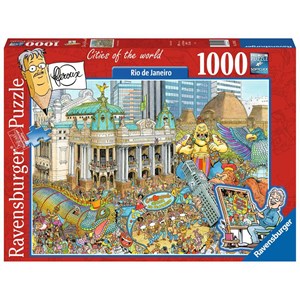 Ravensburger (16194) - "Rio de Janeiro" - 1000 Teile Puzzle