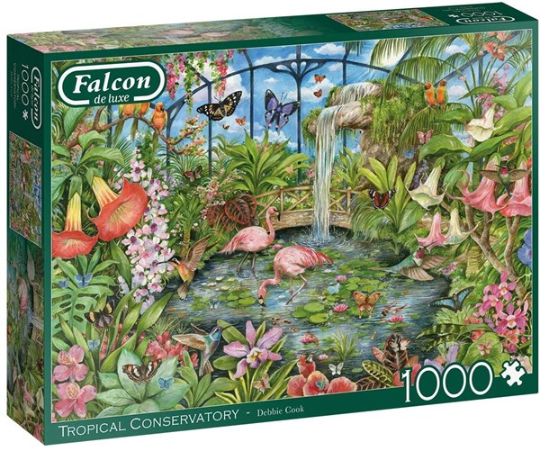 Falcon (11295) - Debbie Cook: "Tropical Conservatory" - 1000 Teile Puzzle