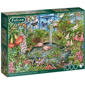 Falcon (11295) - Debbie Cook: "Tropical Conservatory" - 1000 Teile Puzzle