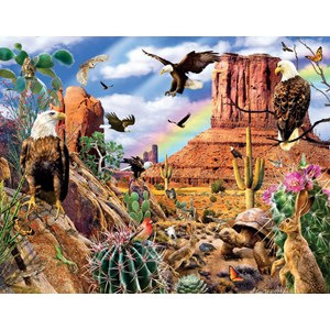 SunsOut (35156) - Lori Schory: "Desert Eagles" - 1000 Teile Puzzle