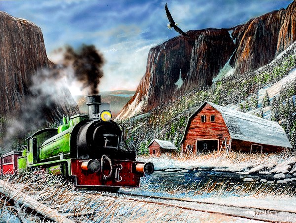 SunsOut (57741) - Kevin Daniel: "Canyon Express" - 1000 Teile Puzzle