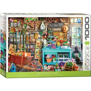 Eurographics (6000-5346) - "Kunterbunte Gartenlaube" - 1000 Teile Puzzle
