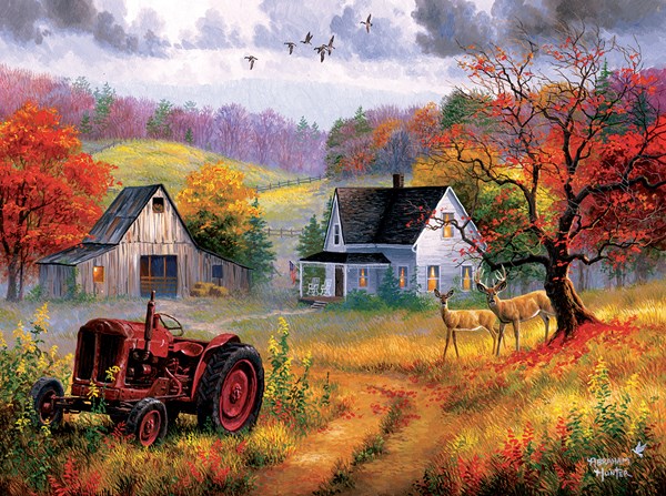 SunsOut (69626) - Abraham Hunter: "Heartland Home" - 1000 Teile Puzzle