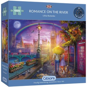 Gibsons (G6283) - "Romance auf dem Fluss" - 1000 Teile Puzzle