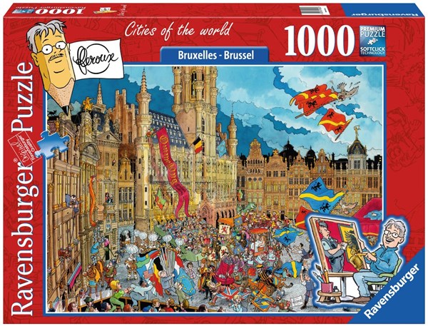 Ravensburger (19895) - "Brüssel" - 1000 Teile Puzzle