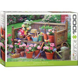 Eurographics (6000-5345) - "Gartenbank" - 1000 Teile Puzzle