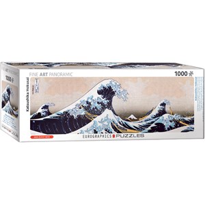 Eurographics (6010-5487) - Hokusai: "Die große Welle vor Kanagawa, Hokusai" - 1000 Teile Puzzle