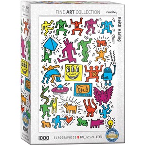 Eurographics (6000-5513) - Keith Haring: "Collage" - 1000 Teile Puzzle