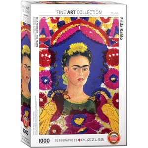 Eurographics (6000-5425) - Frida Kahlo: "Frido Kahlo, Selbstbilnis" - 1000 Teile Puzzle