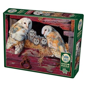 Cobble Hill (80052) - "Barn Owls" - 1000 Teile Puzzle