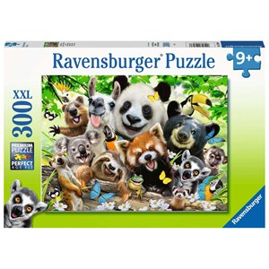 Ravensburger (12893) - "Das wilde Tier Selfie" - 300 Teile Puzzle