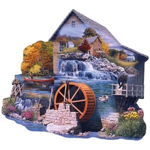 SunsOut (95065) - Russell Cobane: "The Old Mill Stream" - 1000 Teile Puzzle