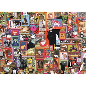 Cobble Hill (80167) - "Katzen Collage" - 1000 Teile Puzzle
