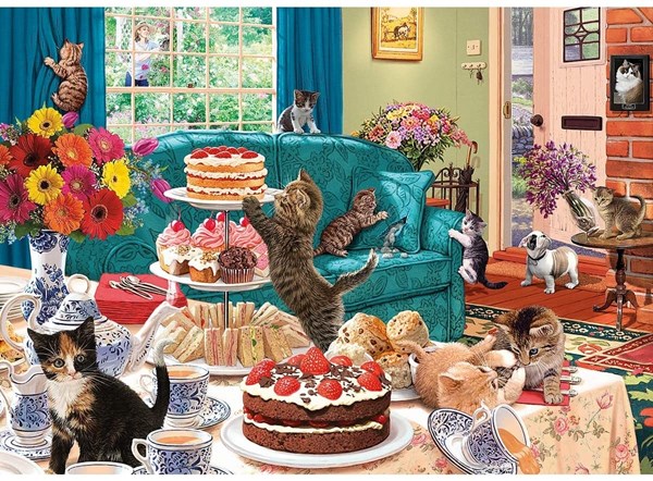 Gibsons (G6219) - "Feline Frenzy" - 1000 Teile Puzzle