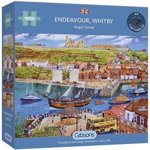 Gibsons (G6286) - Roger Neil Turner: "Endeavour Whitby" - 1000 Teile Puzzle