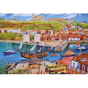 Gibsons (G6286) - Roger Neil Turner: "Endeavour Whitby" - 1000 Teile Puzzle